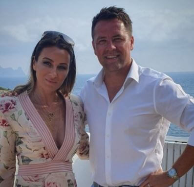 Louise Bonsall with her husband Michael Owen.